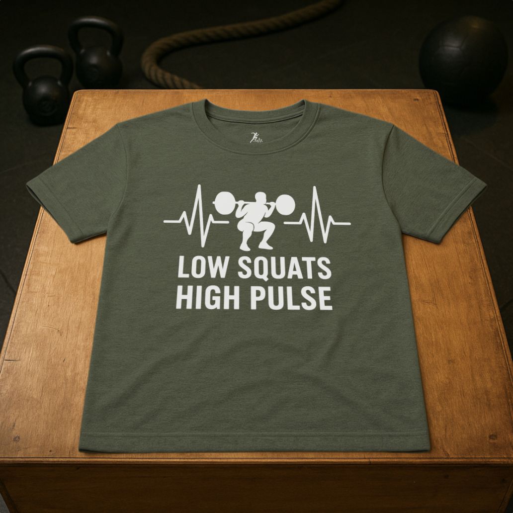 Low Squats high Pulse