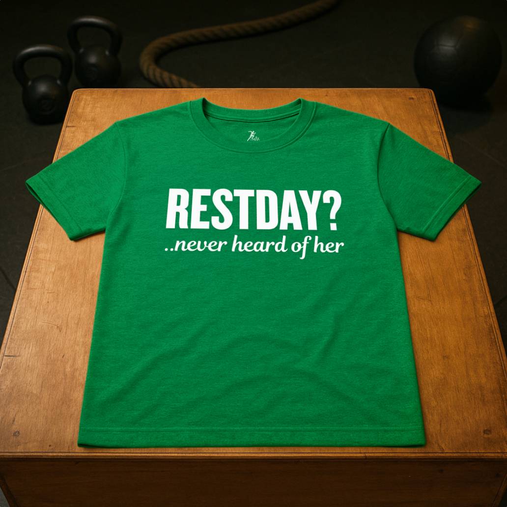 Restday? never heard of her