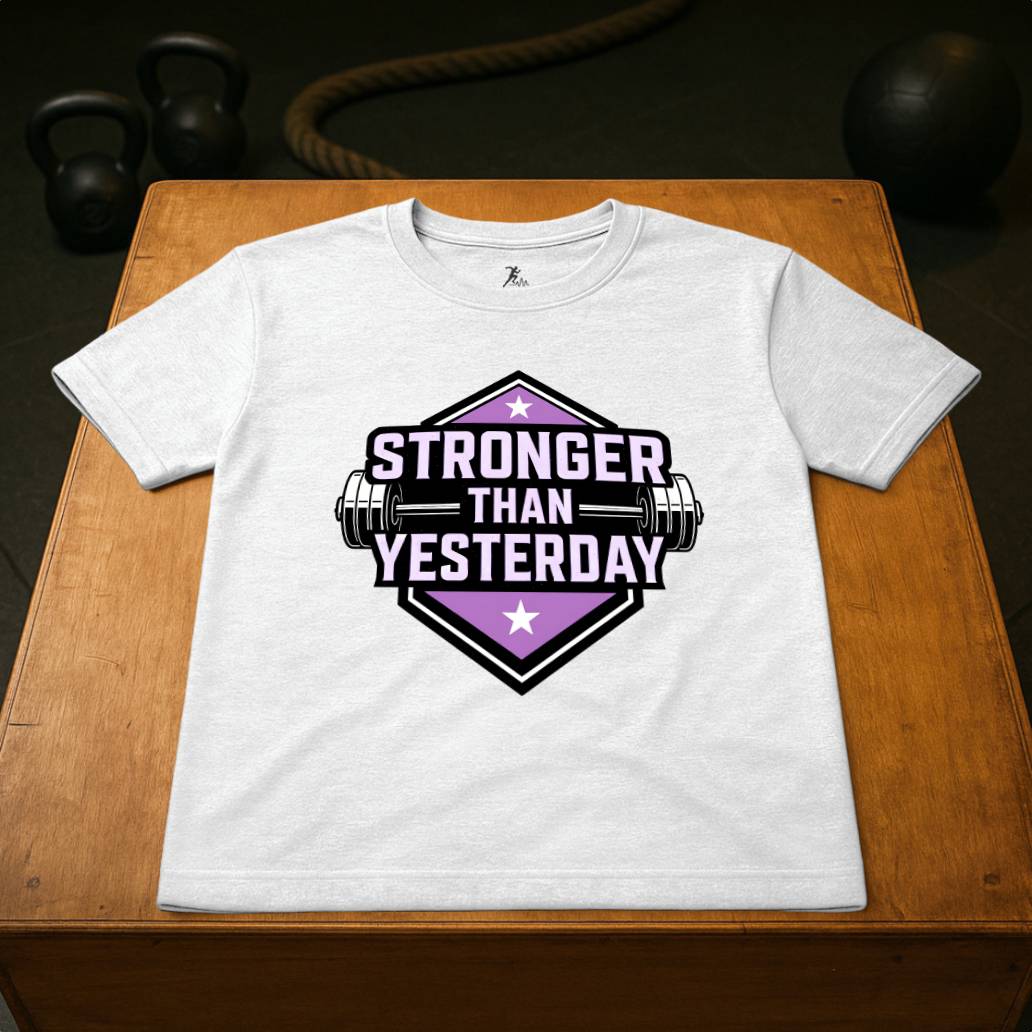Stronger than yesterday (pink)