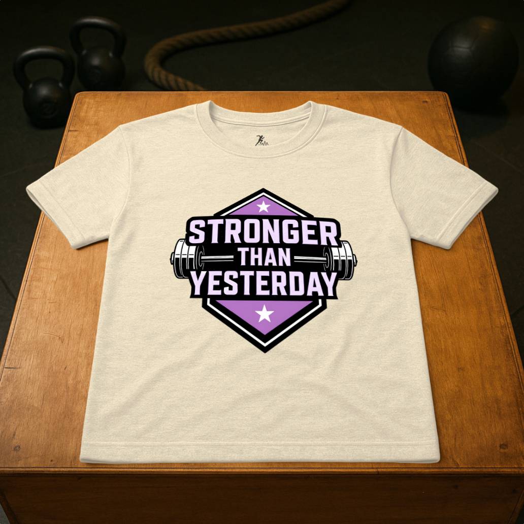 Stronger than yesterday (pink)