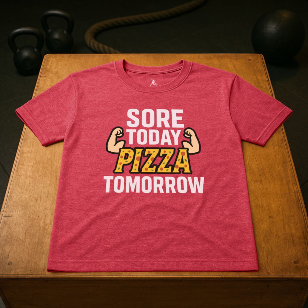 Sore today, Pizza tomorrow