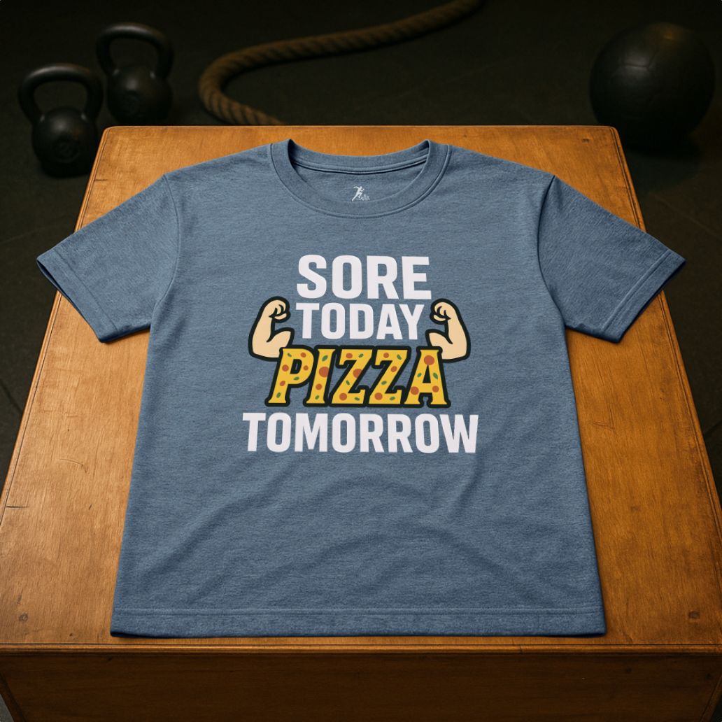 Sore today, Pizza tomorrow