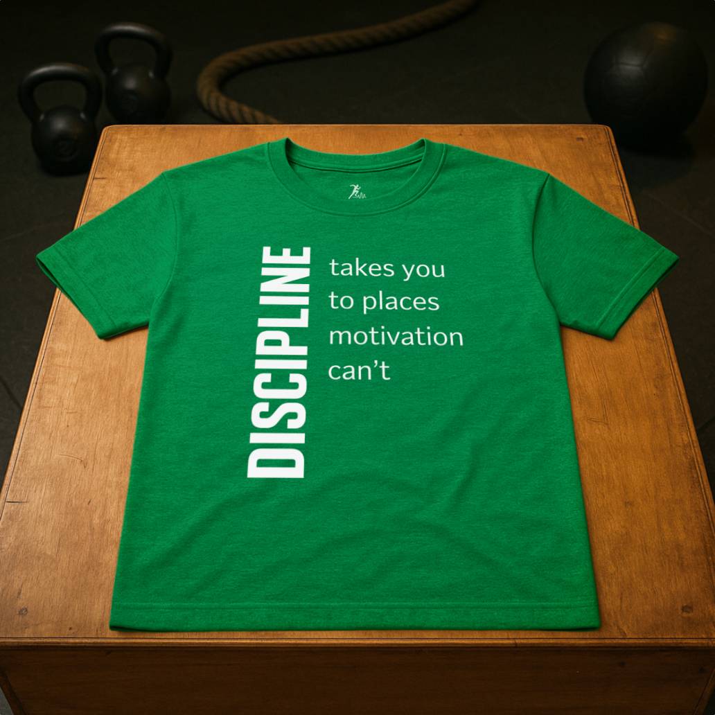 Discipline takes you to places motivation can´t
