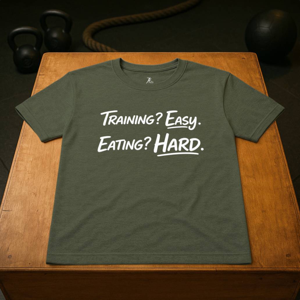 Training? Easy. - Eating? Hard.
