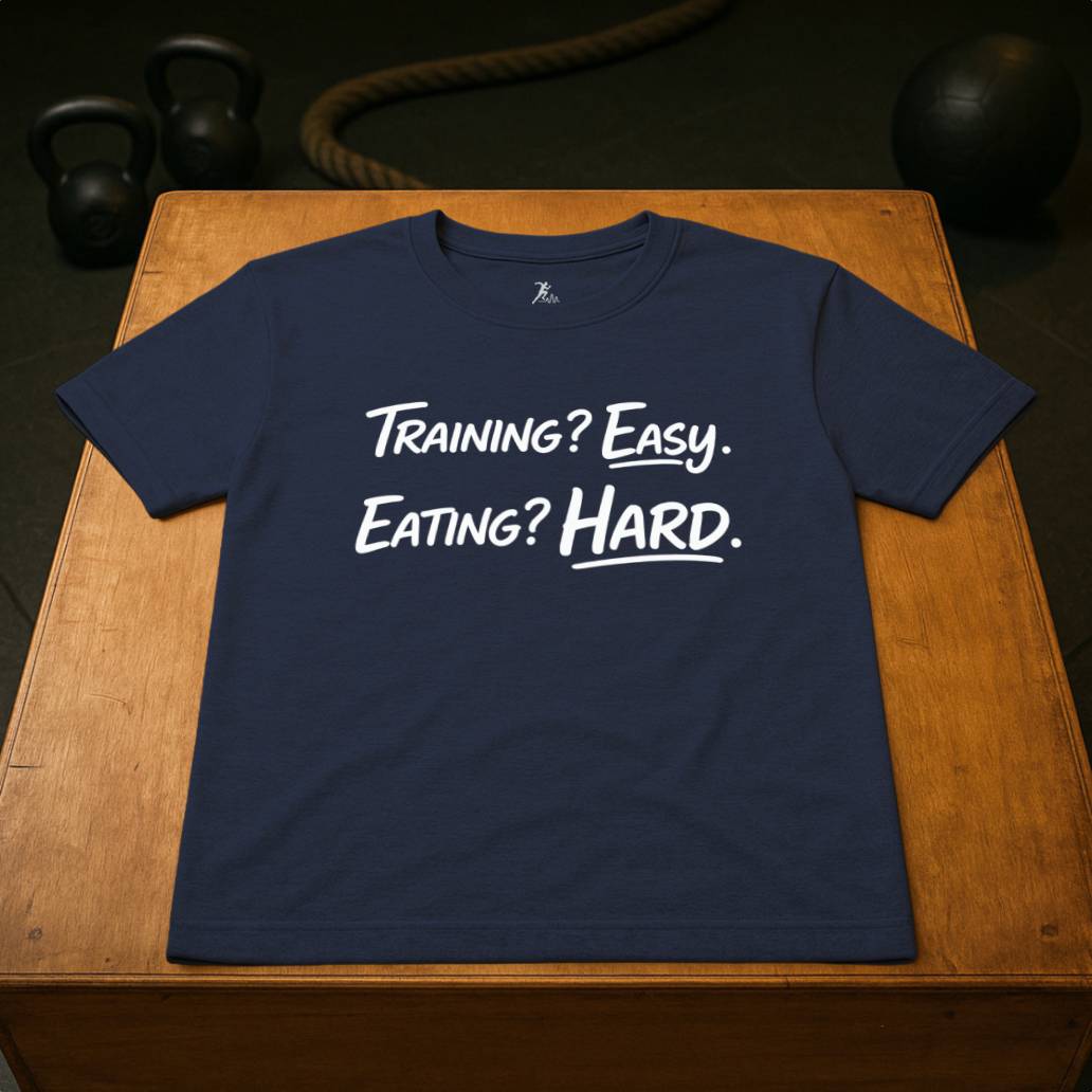Training? Easy. - Eating? Hard.