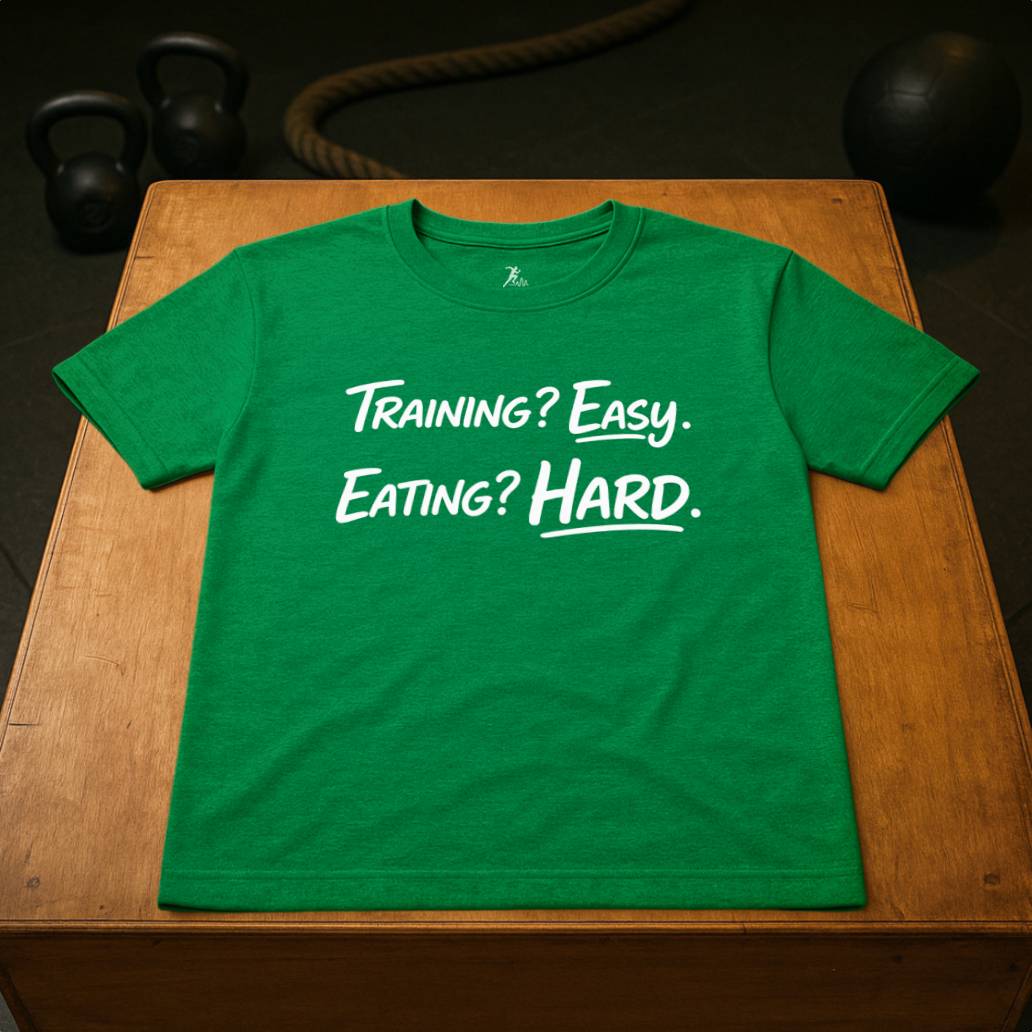 Training? Easy. - Eating? Hard.