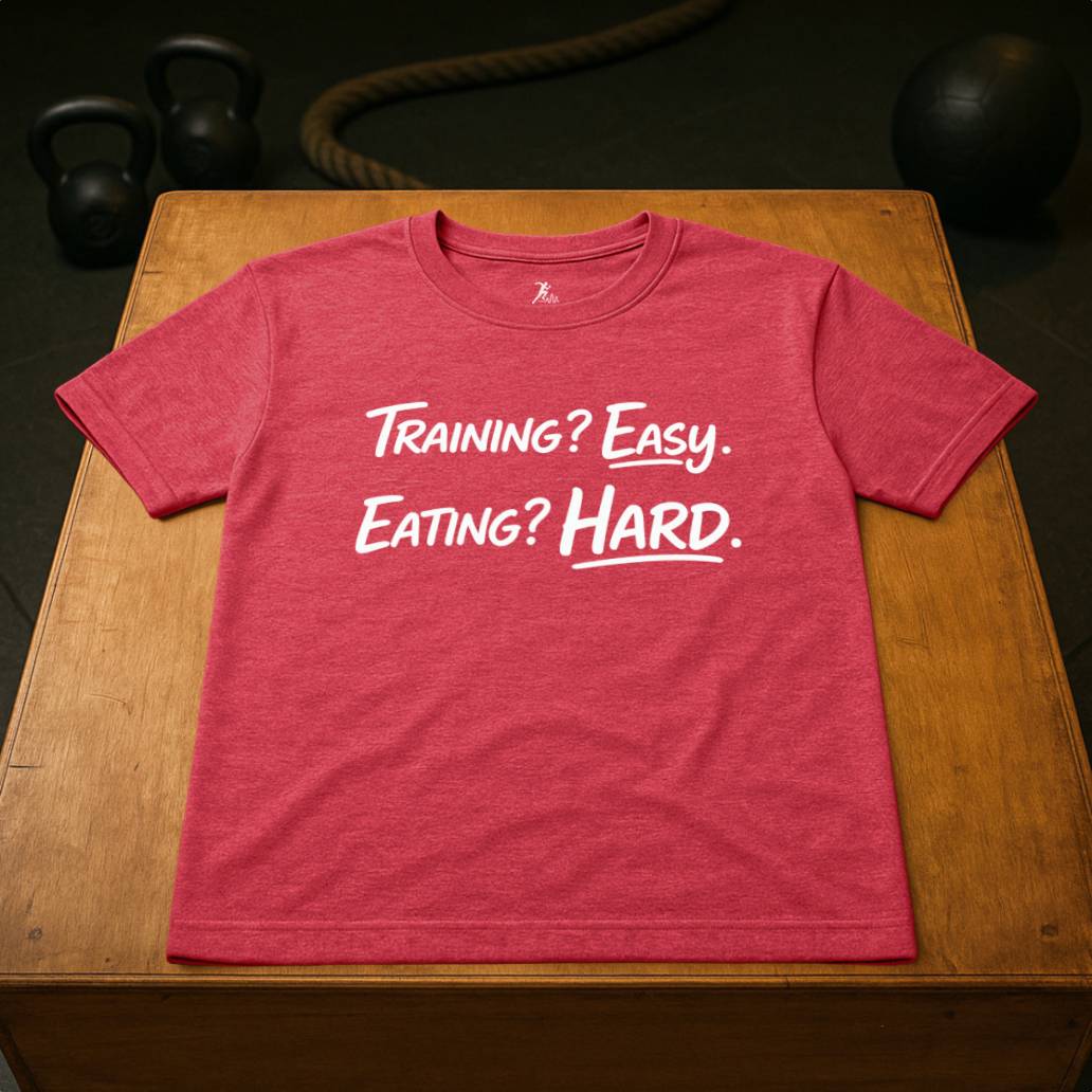 Training? Easy. - Eating? Hard.