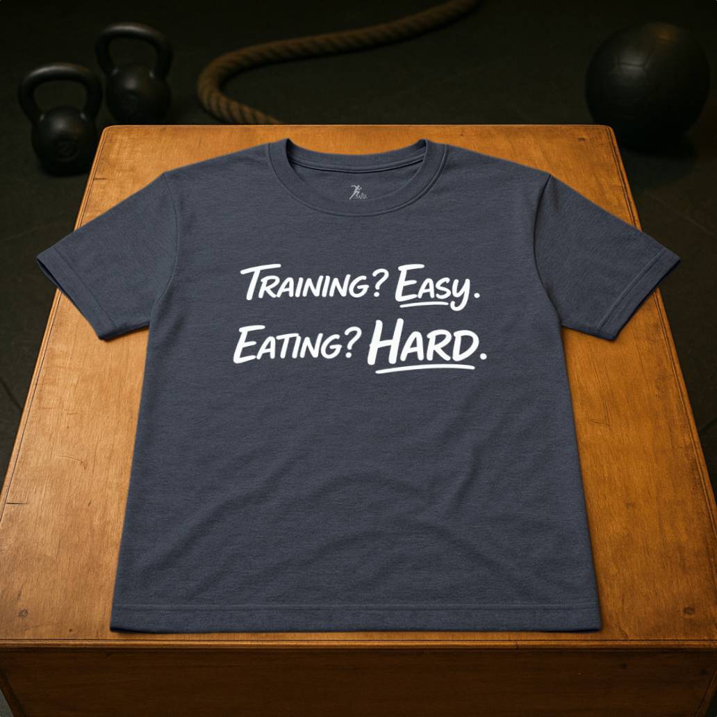 Training? Easy. - Eating? Hard.