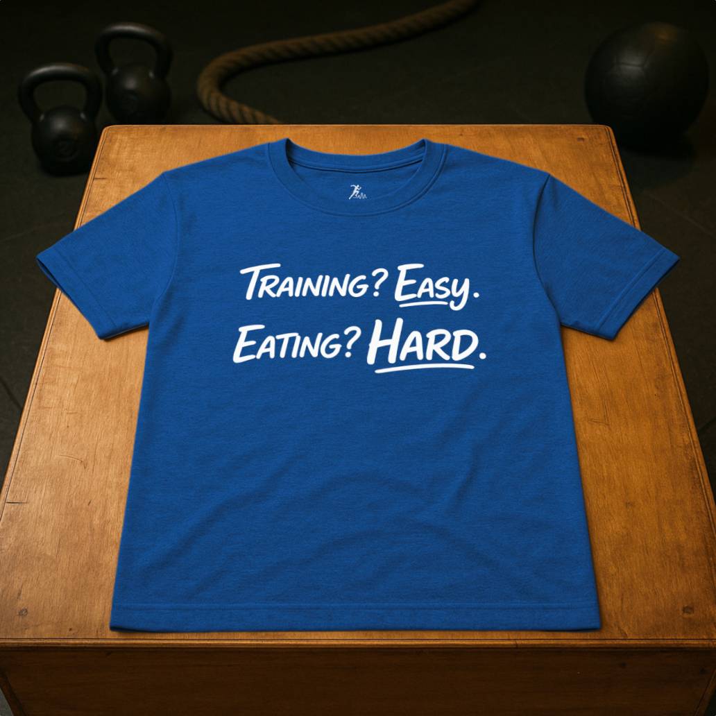 Training? Easy. - Eating? Hard.