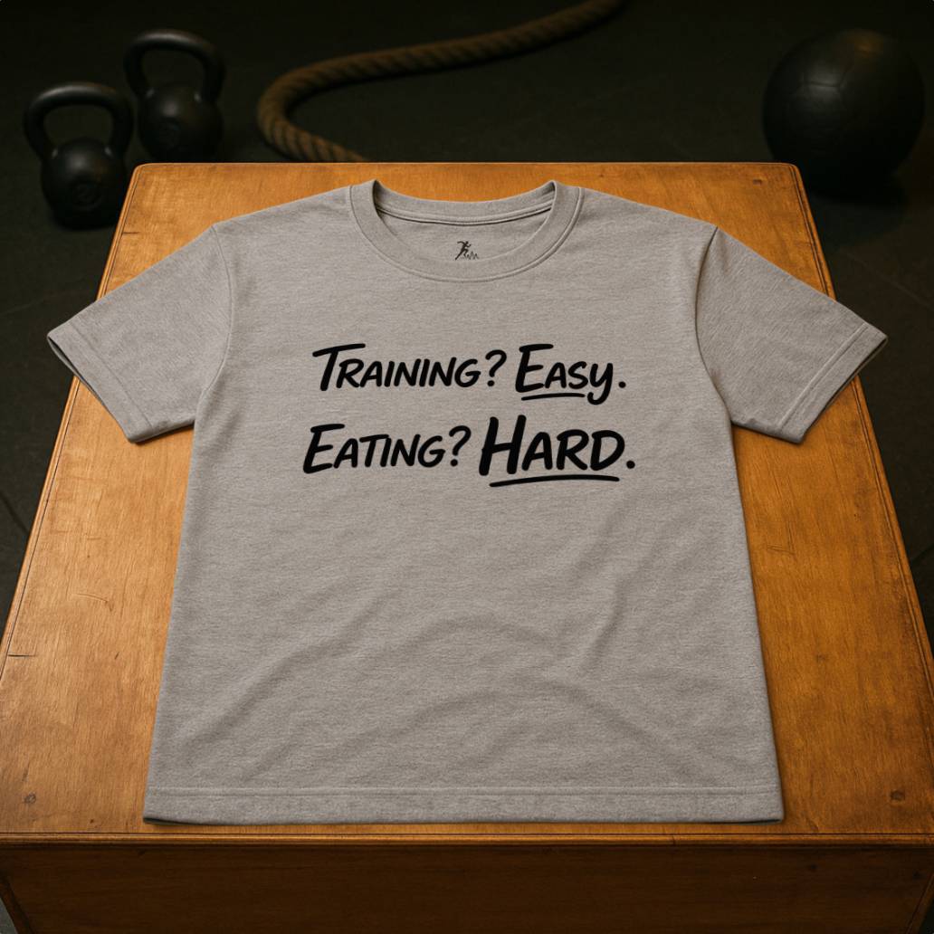 Training? Easy. - Eating? Hard.
