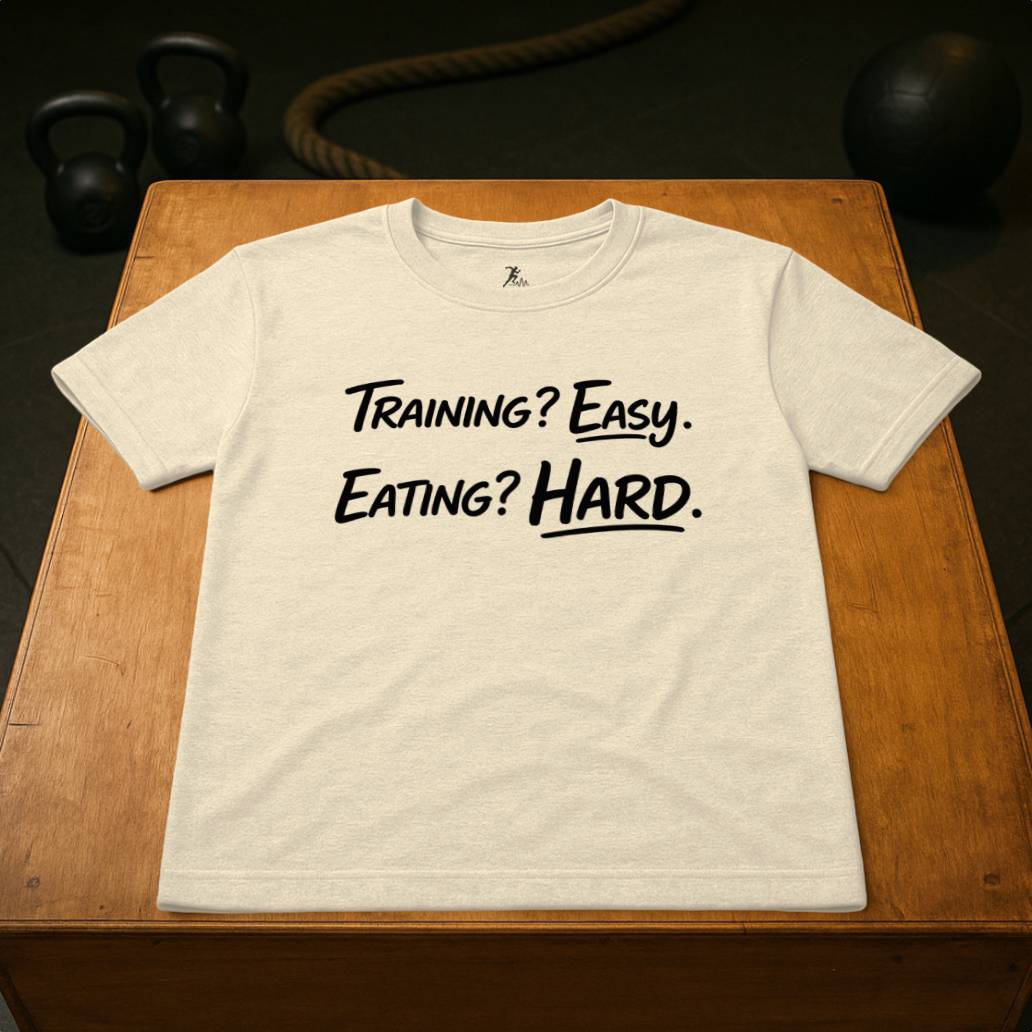 Training? Easy. - Eating? Hard.